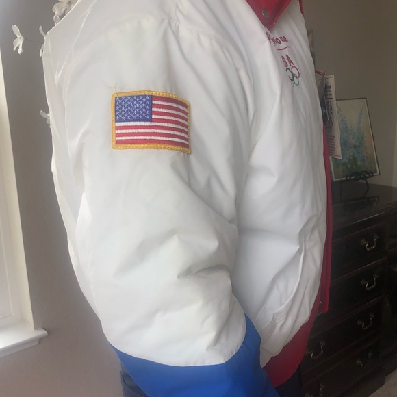 USA Olympic jacket vintage from the 80’s mens large NWT - Picture 2 of 5